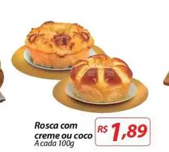 Nacional Rosca Com Creme Ou Coco 100g oferta