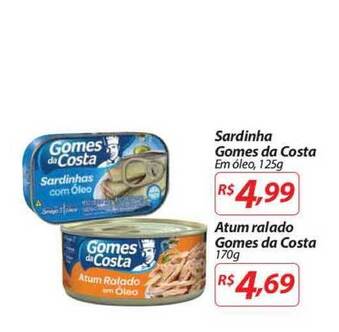 Nacional Sardinha Gomes Da Costa Em óleo 125g oferta
