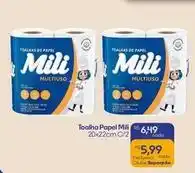 Superpão Mili - toalha papel oferta