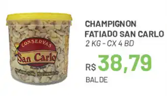 PMG Champignon Fatiado San Carlo 2kg - cx 4bd oferta