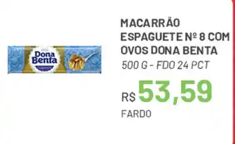 Macarrao ao Espaguete N 8 com Ovos Dona Benta 500g