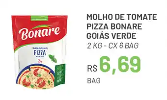 Molho de Tomate Pizza Bonare Goia Verde 2kg - cx 6 bag