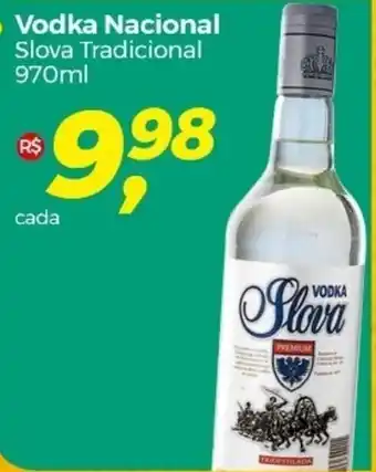 Frangolândia Vodka Nacional Slova Tradicional 970ml oferta