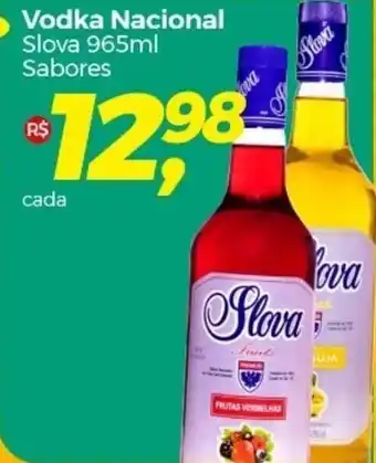 Frangolândia Vodka Nacional Slova 965ml Sabores oferta