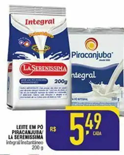 Mercantil Rodrigues Leite em pó piracanjuba / la serenissima 200g oferta