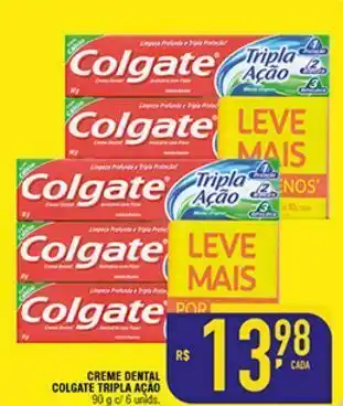 Creme dental colgate tripla ação
