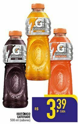Mercantil Rodrigues Isotônica gatorade 500ml oferta