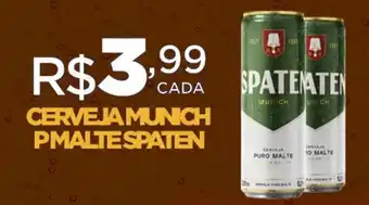 DB Supermercados CERVEJA MUNICH PMALTE SPATEN oferta
