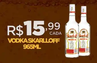 DB Supermercados VODKA SKARLLOFF 965ML oferta