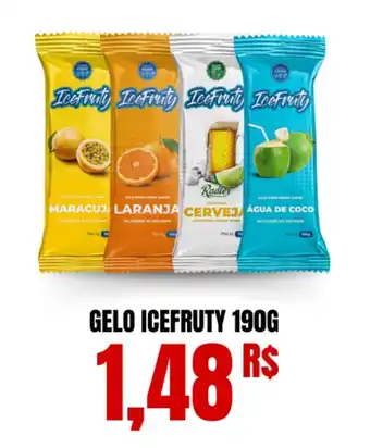 Mercadão Atacadista GELO ICEFRUTY 190G oferta
