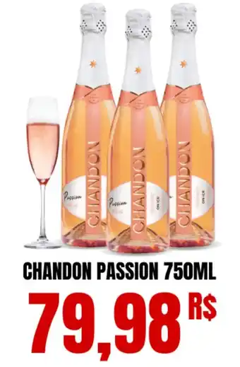 Mercadão Atacadista CHANDON PASSION 750ML oferta