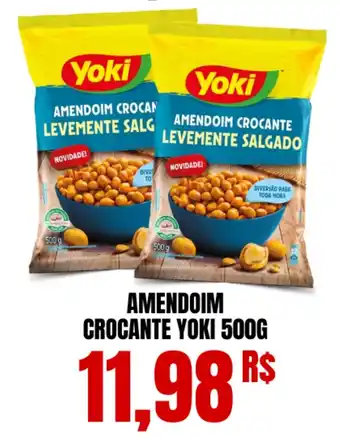 Mercadão Atacadista AMENDOIM CROCANTE YOKI 500G oferta