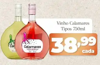 X Supermercados Vinho Calamares Tipos 750ml oferta