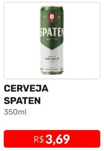 Higa Atacado CERVEJA SPATEN 350ml oferta
