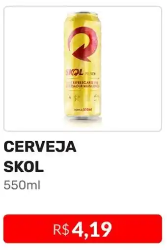 Higa Atacado CERVEJA SKOL 550ml oferta
