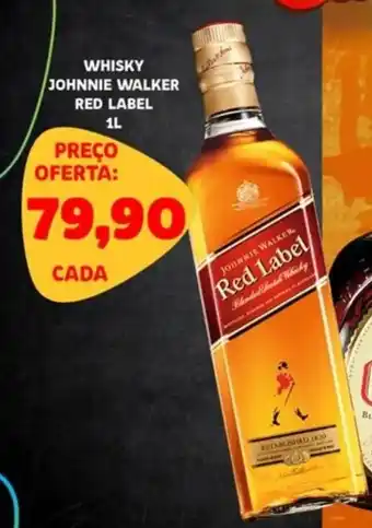 Bergamais Supermercados WHISKY JOHNNIE WALKER RED LABEL 1L oferta