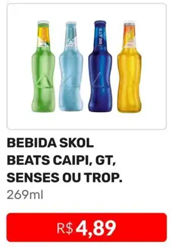 Higa Atacado BEBIDA SKOL BEATS CAIPI, GT, SENSES OU TROP. 269ml oferta