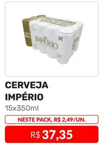 Higa Atacado CERVEJA IMPÉRIO 15x350ml oferta