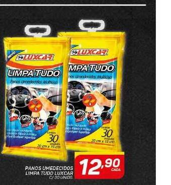 GBarbosa Panos Umedecidos Limpa Tudo Luxcar oferta