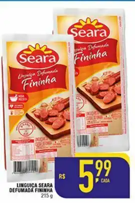 Mercantil Rodrigues Linguiça seara defumada fininha 215g oferta