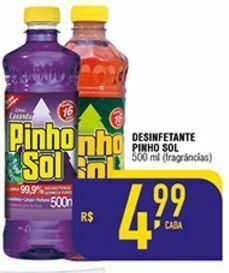 Mercantil Rodrigues Desinfetante pinho sol 500ml oferta