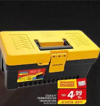 Caixa P Ferramentas Tramontina Plastica