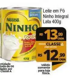 Delta Supermercados Leite Em Pó Ninho Integral Lata 400g oferta