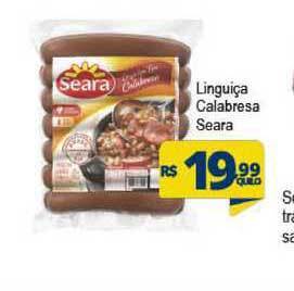 Delta Supermercados Linguiça Calabresa Seara 1kg oferta