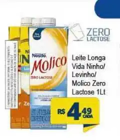 Delta Supermercados Leite Longa Vida Ninho Levinho Molico Zero Lactose 1L oferta