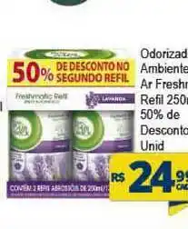 Delta Supermercados Odorizador Ambiente Bom Ar Freshmatic Refil 50% De Desconto oferta