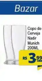 Delta Supermercados Copo De Cerveja Nadir Munich 200ml oferta