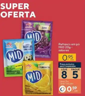 Coop Refresco em po MID 20g sabores oferta