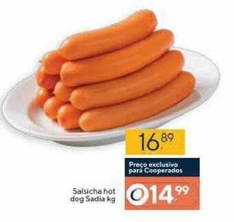 Coop Salsicha Hot Dog Sadia 1kg oferta
