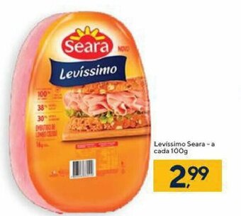 Coop Levissimo Seara a cada 100g oferta