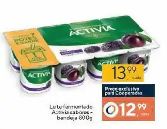 Coop Leite Fermentado Activia Sabores - bandeja 800g oferta