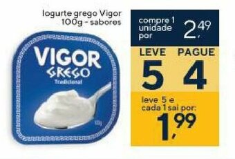 Coop Iogurte Grego Vigor 100g Sabores oferta