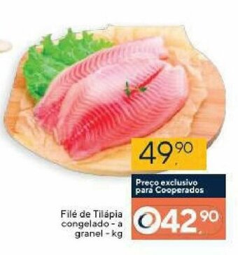 Coop File de Tilapia congelado a granel 1kg oferta