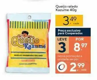 Coop Queijo Ralado Kazume 40g oferta