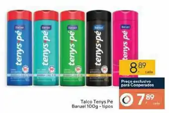 Coop Talco Tenys Pe Baruel 100g tipos oferta