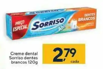Coop Creme Dental Sorriso Dentes Brancos 120g oferta