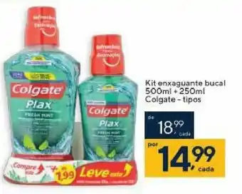 Coop Kit Enxaguante Bucal Colgate 500m + 250ml Colgate - tipos oferta