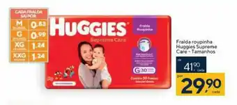 Coop Fralda roupinha Huggies Supreme Care - tamanhos oferta