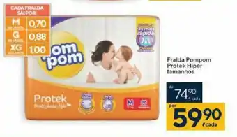 Coop Fralda Pampers Protek Hiper tamanhos oferta