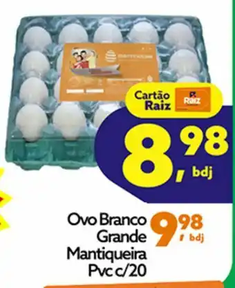 Apple Ovos brancos grandes mantiqueira Pvc c/20 oferta