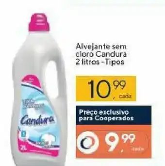 Alvejante sem cloro Candura 2L - tipos