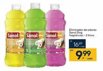 Eliminador de odores Sanol Dog fragrancias 2L