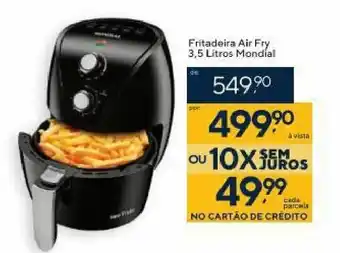 Fritadeira Air Fry 3.5L Mondial