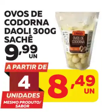 Lider Atacadista Ovos de Codorna Daoli 300g sache oferta