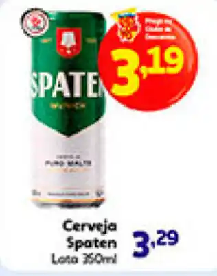 Supermercados Paraná Cerveja Spaten 350ml oferta