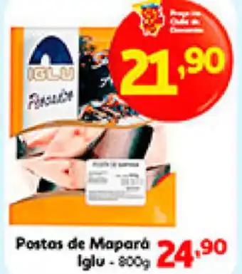 Supermercados Paraná Postas de Mapara iglu 800g oferta